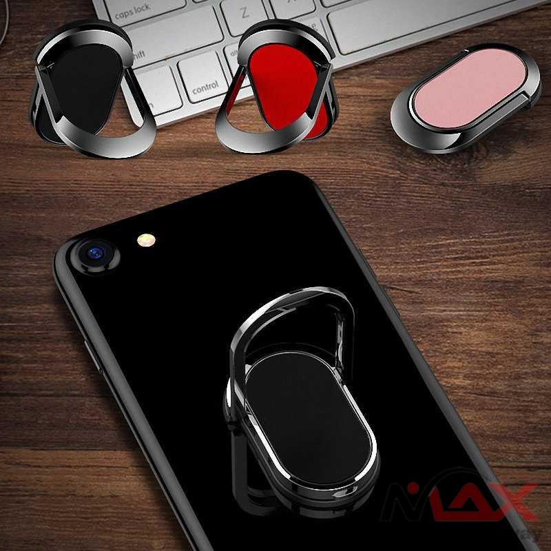 Ring Hp Stand Metal Finger Ring Magnetic Phone Holder for IPhone for Samsung for Huawei Ring Mobile Phone Magnetic Rotate Stand Holder Bracket Finger Ring Mobile Phone Smartphone Stand Holder For iPhone X 8 7 6 6S Plus 5S Smart Phone IPAD MP3 Car Mount