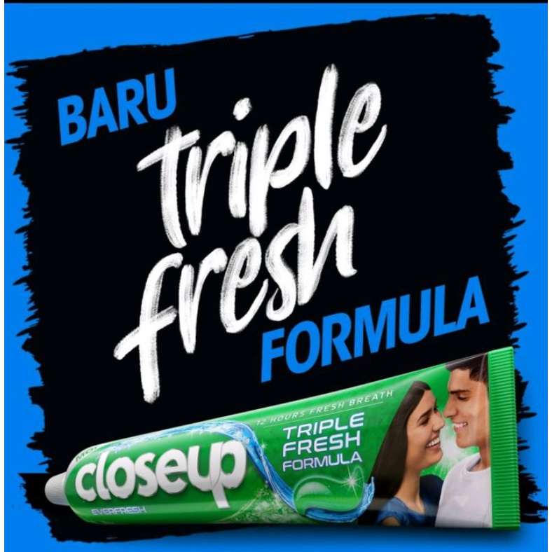 Closeup Pasta Gigi Everfresh Green Gel 160 gr Close Up Menthol Fresh Anti Bakteri