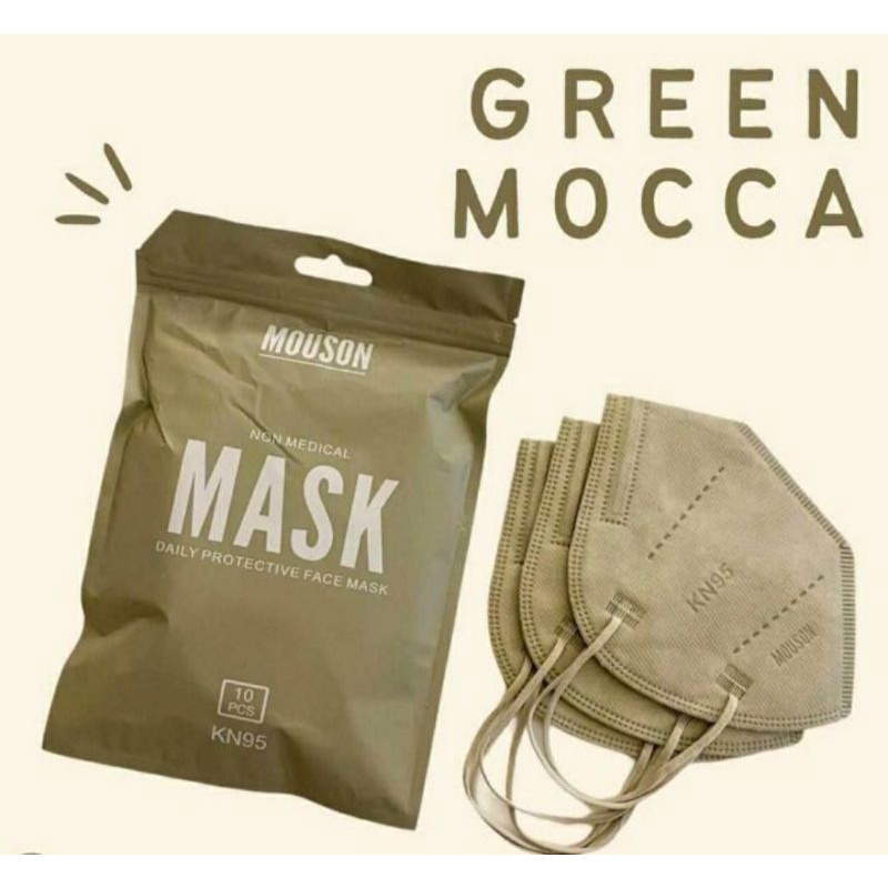 masker mouson kn95 5ply 1 pack=10pcs premium mask