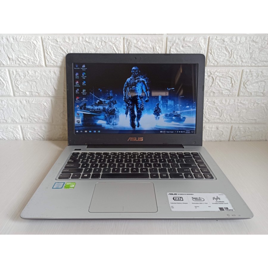 Asus X456UF Core i5 Gen 6 Dual VGA Nvidia 930m Laptop Second Gaming gen6 skylake a456uf