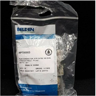 RJ45 BESI METAL BELDEN STP CAT5E UNTUK KABEL  STP/FTP [HARGA SATUAN]