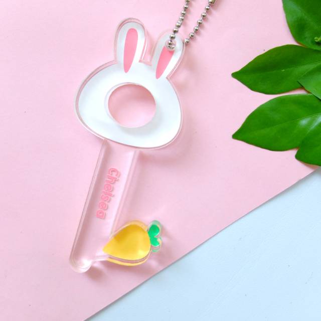 Corona finger extensions zero touch bunny lucu gantungan tas