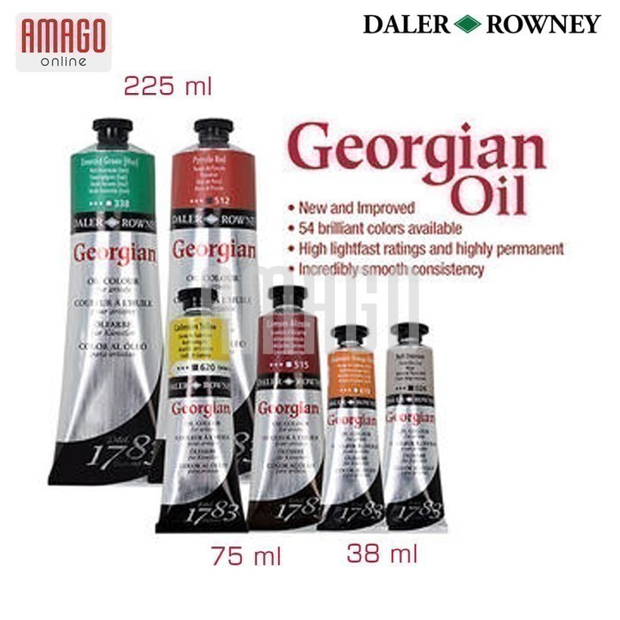 

Cat Minyak Lukis Daler-Rowney Georgian Oil 38 ml - Cadmium Yellow Hue - 111014616 RB9