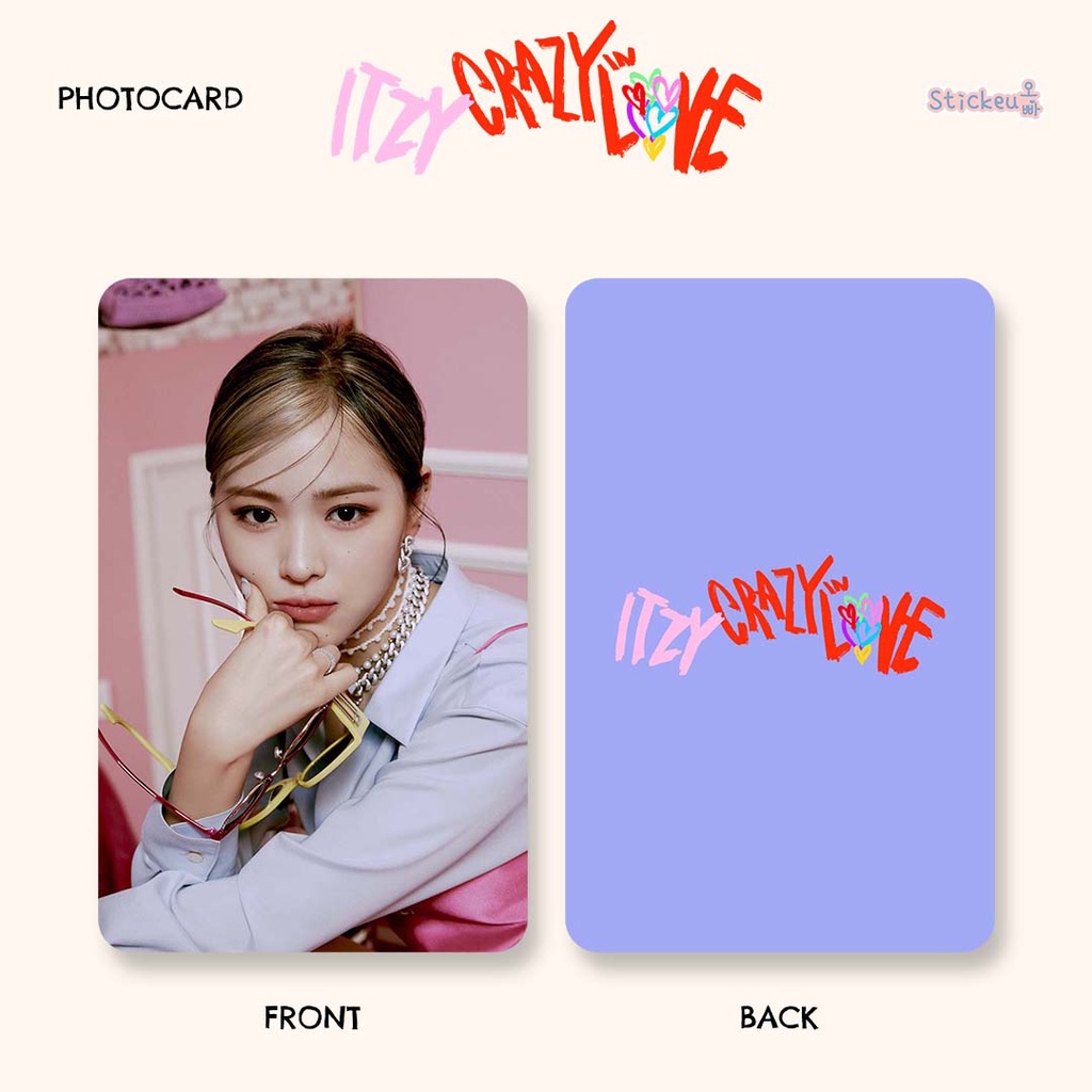 Photocard Itzy Crazy In Love (Loco)