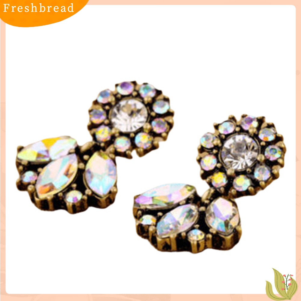 [Fresh] Anting Tusuk Bahan Resin Motif Bunga Bohemia untuk Wanita