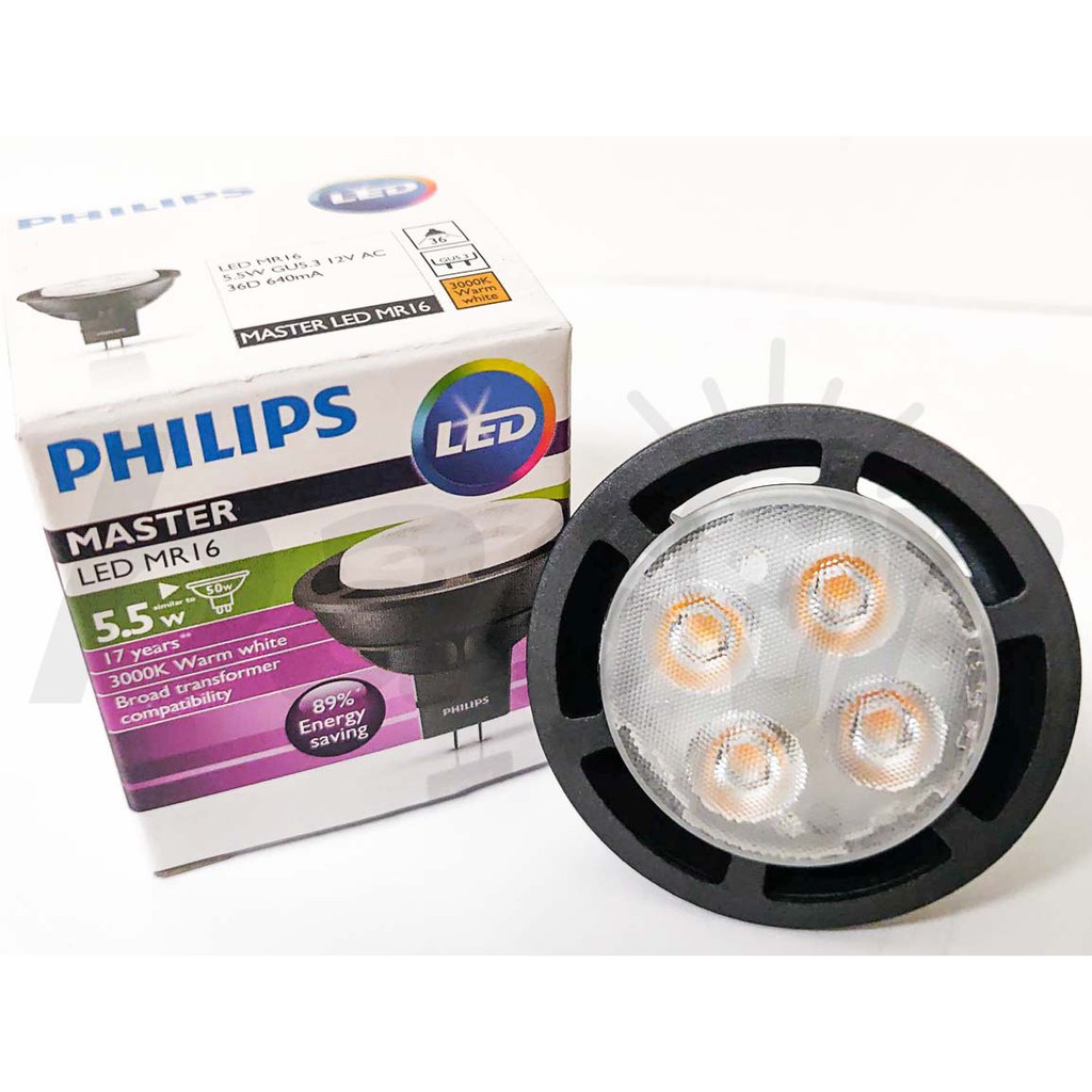 PHILIPS Master LED Value 5.5W MR16 - 2700K atau 3000K