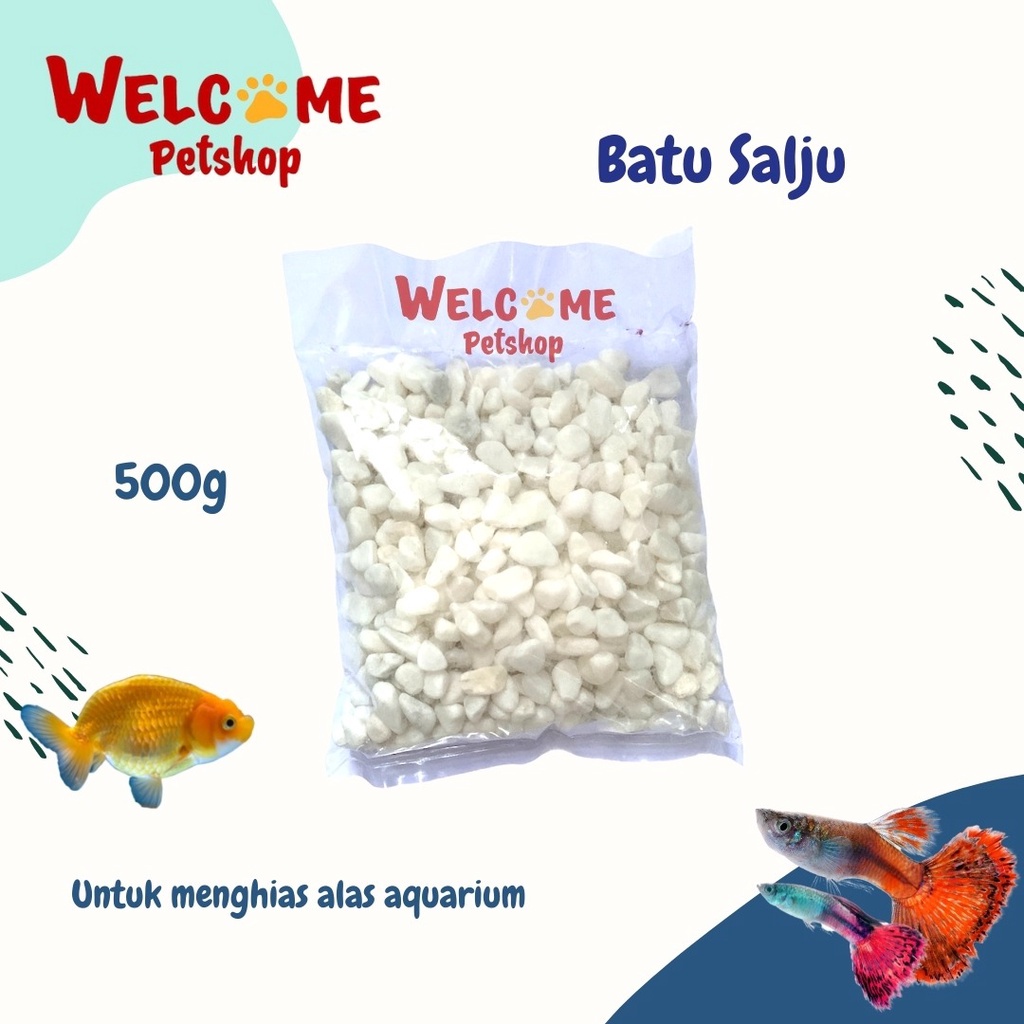 Batu Salju 500gram / Aksesoris Aquarium / Batu Aquarium