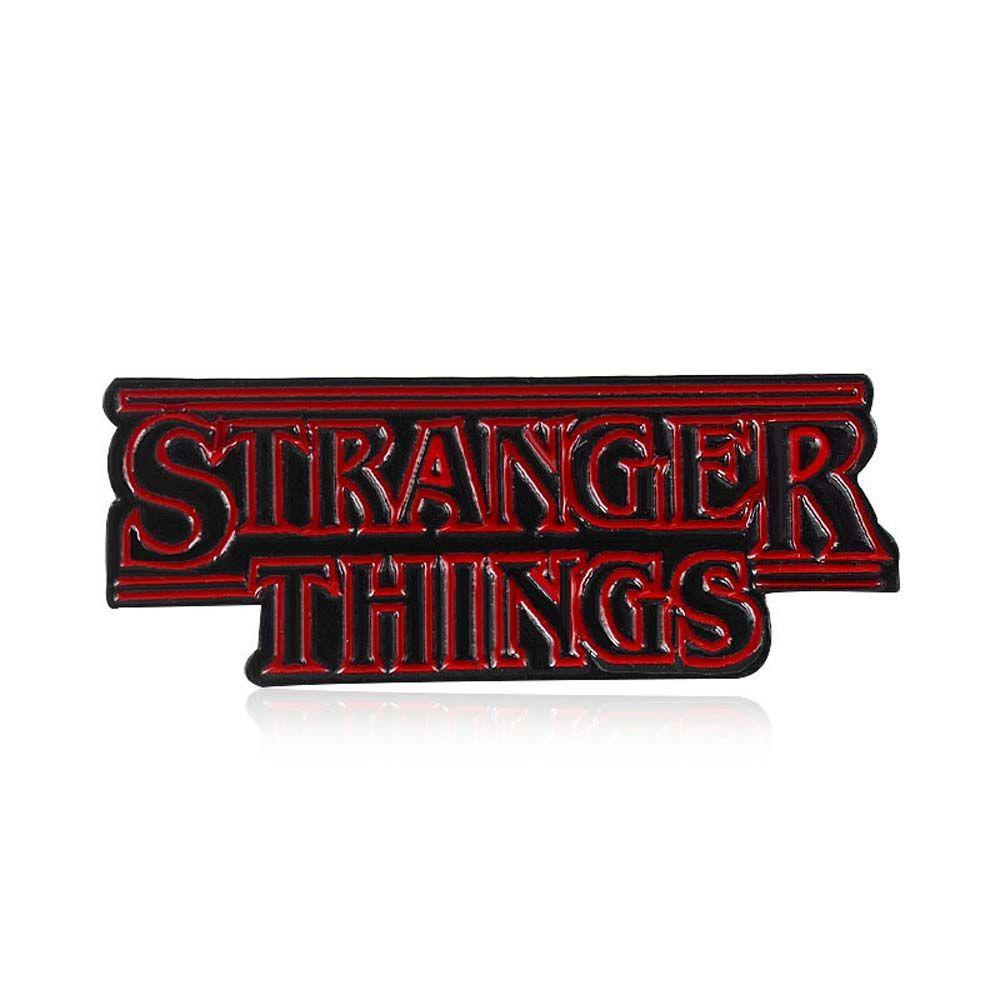 Bros Pin Enamel Desain Anime Stranger Things Untuk Aksesoris Mantel
