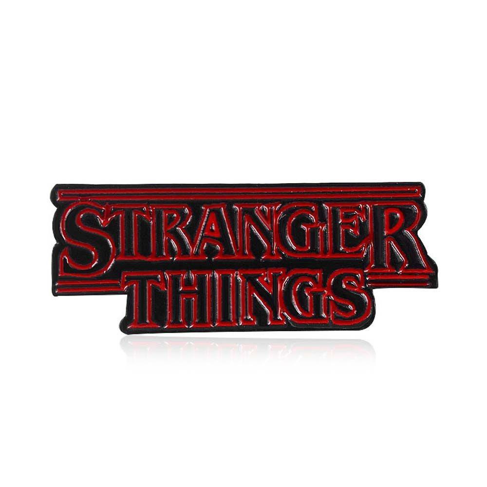 Mxbeauty Pertunjukan TV Stranger Things Lucu Kerah Bros Karakter Klasik Aksesoris Perhiasan Stranger Things TV Series Sebelas Enamel Pin