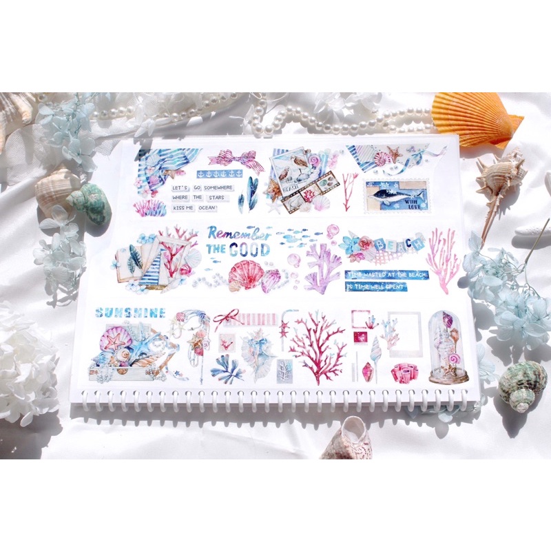 

[Sample] TimeGrid Ocean Diary PET Tape