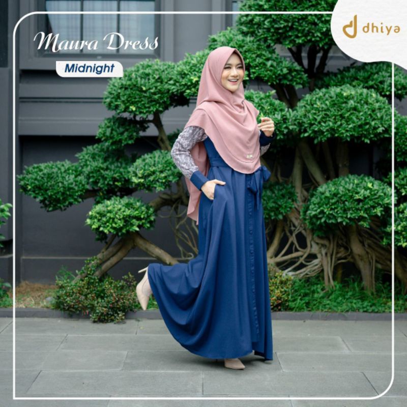 COD Maura Dress Only By Dhiya Official/Dress Cantik/Dress Kekinian