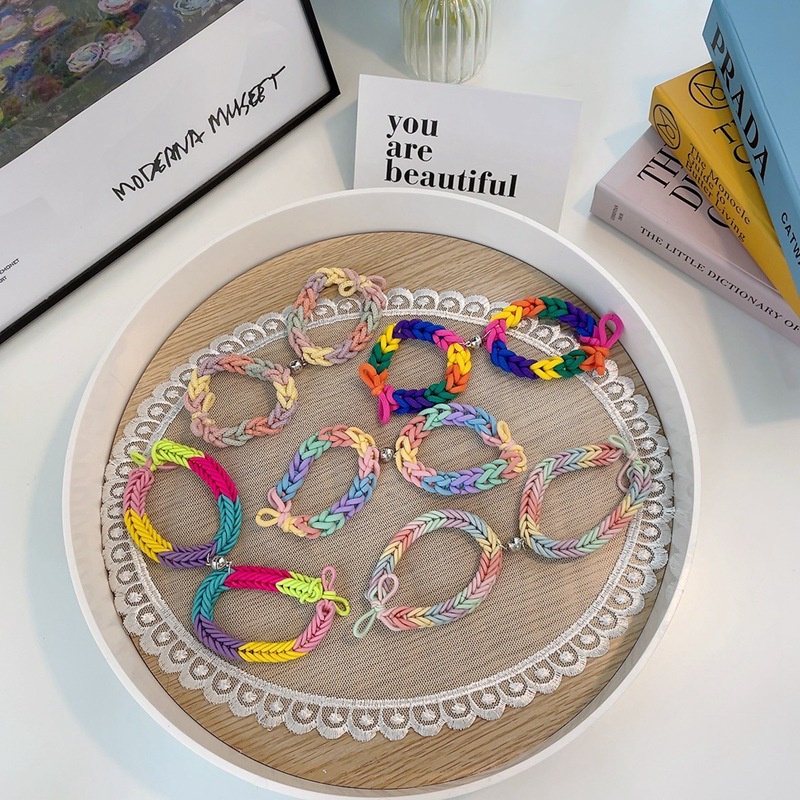 CUTE COLORFUL COUPLE MAGNETIC BRACELET GELANG TANGAN PASANGAN FRIENDSHIP PACAR WARNA WARNI TERANG MAGNET
