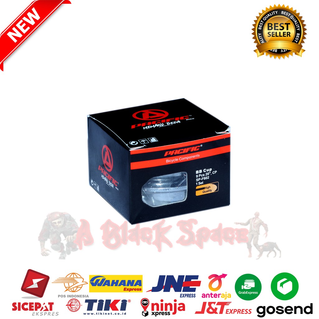 Kom Gir Langsung Ukuran BMX 20" BB Cup Gear Sepeda PACIFIC F602
