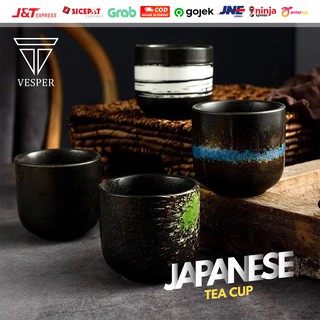  cangkir  keramik gelas teh  kopi latte art vintage jepang  