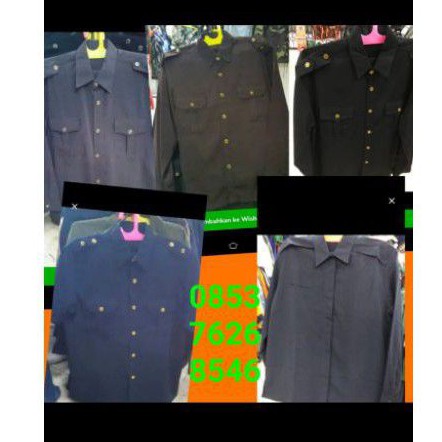 setelan safari baju kerja PNS Pemda kantor pria