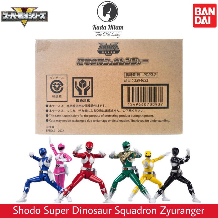Bandai Shodo Super Dinosaur Squadron Zyuranger Mighty Morphin Power Rangers