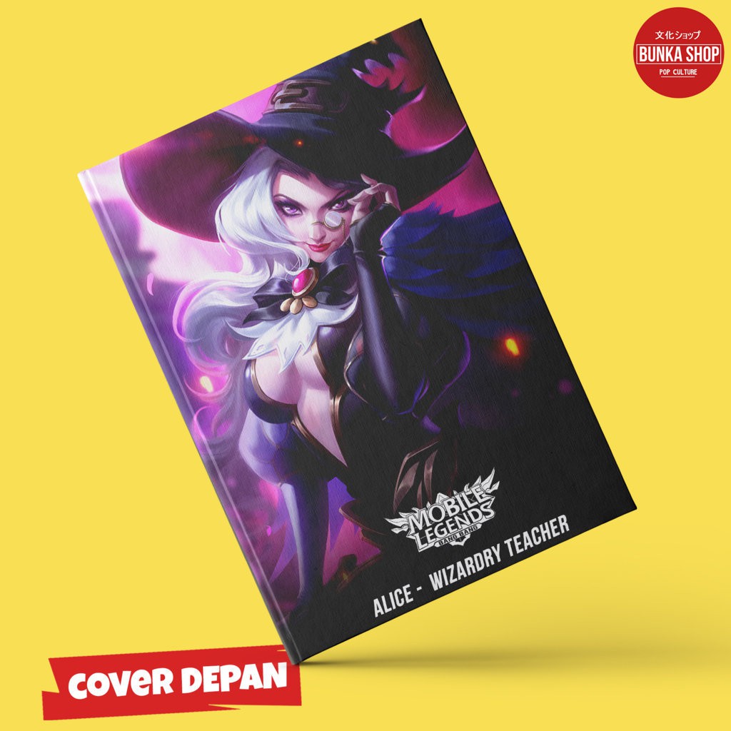 

Note Book Game Mobile Legends Alice Teacher Wizardry Hardcover A5 Buku Catatan Tulis Murah