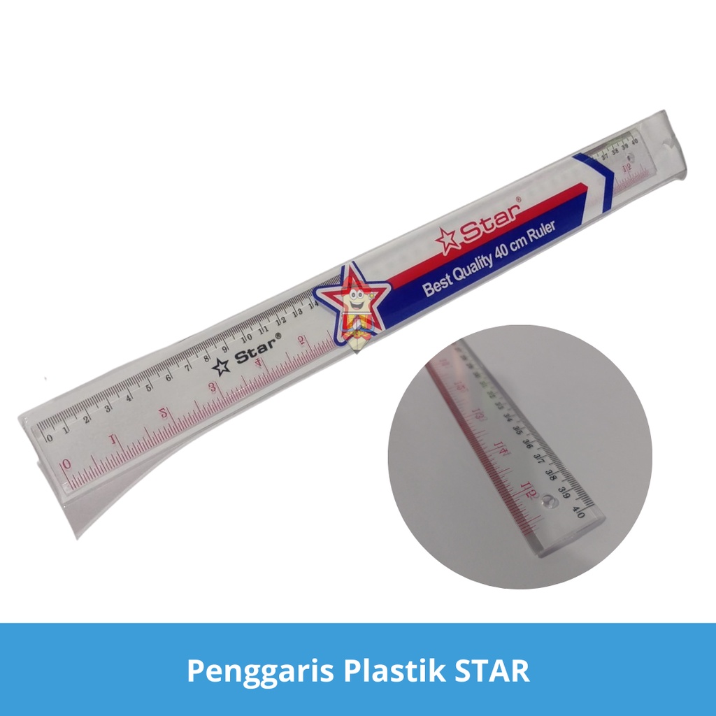

Penggaris Plastik Star