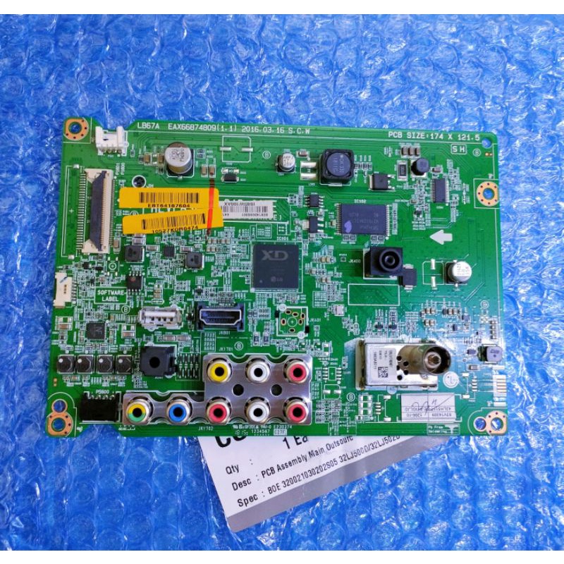 MB Mainboard Motherboard TV LED LG 43LH511T-TE 43LH511T 43LH511