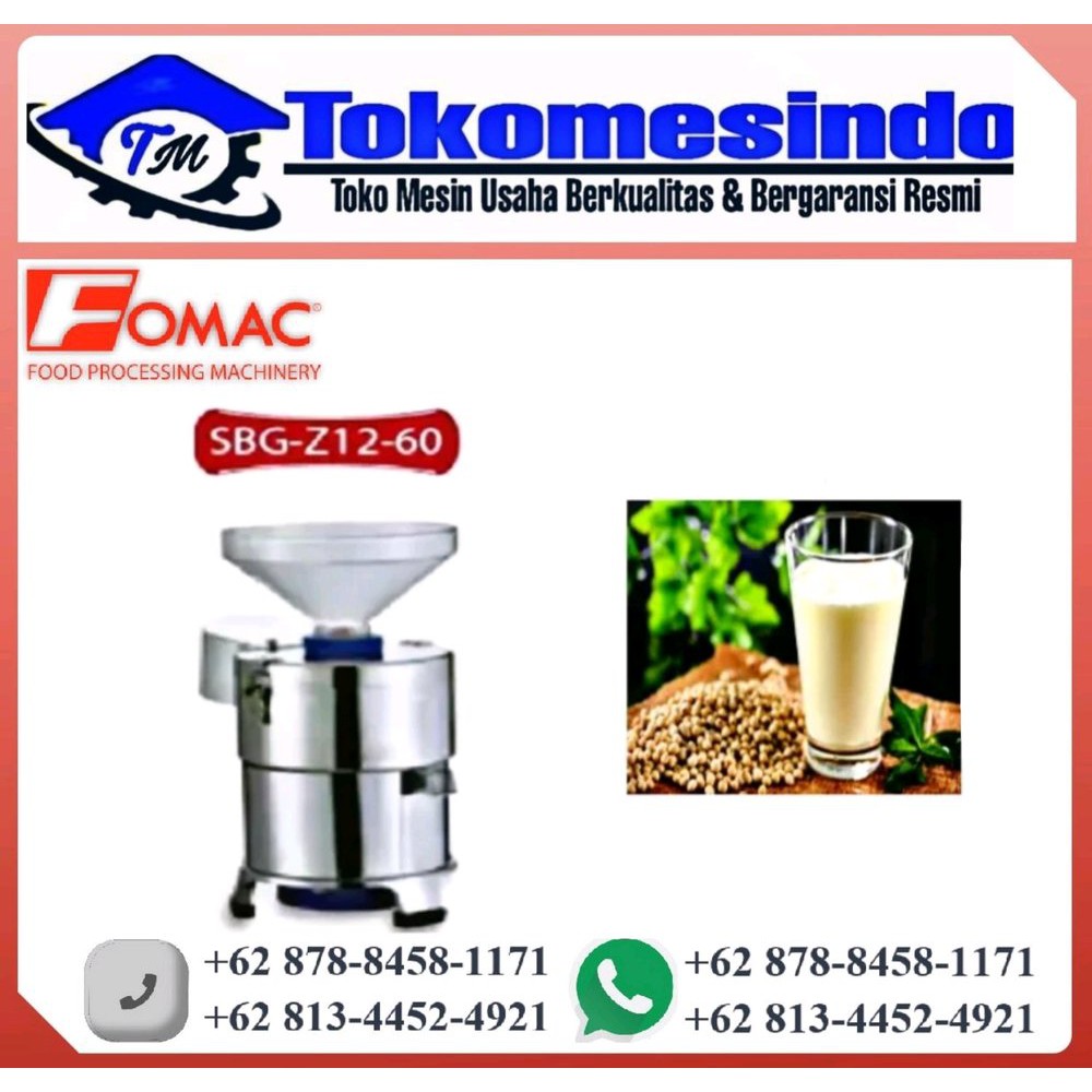 mesin pembuat susu kedelai fomac murah grab it fast