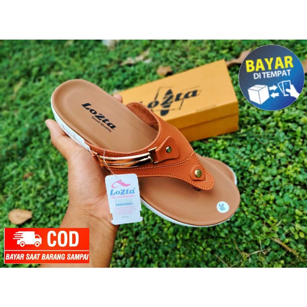 Sandal Wanita murah - sandal jepit wanita - sandal kulit wanita - sandal lozta