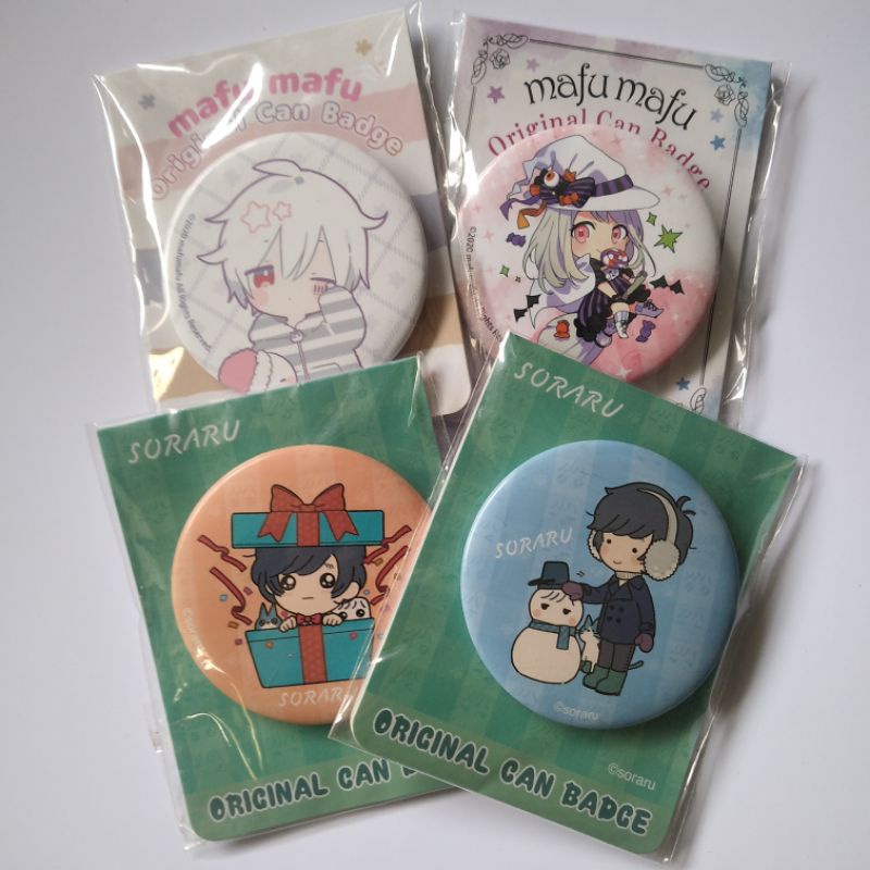 pin official can badge mafumafu & soraru utaite