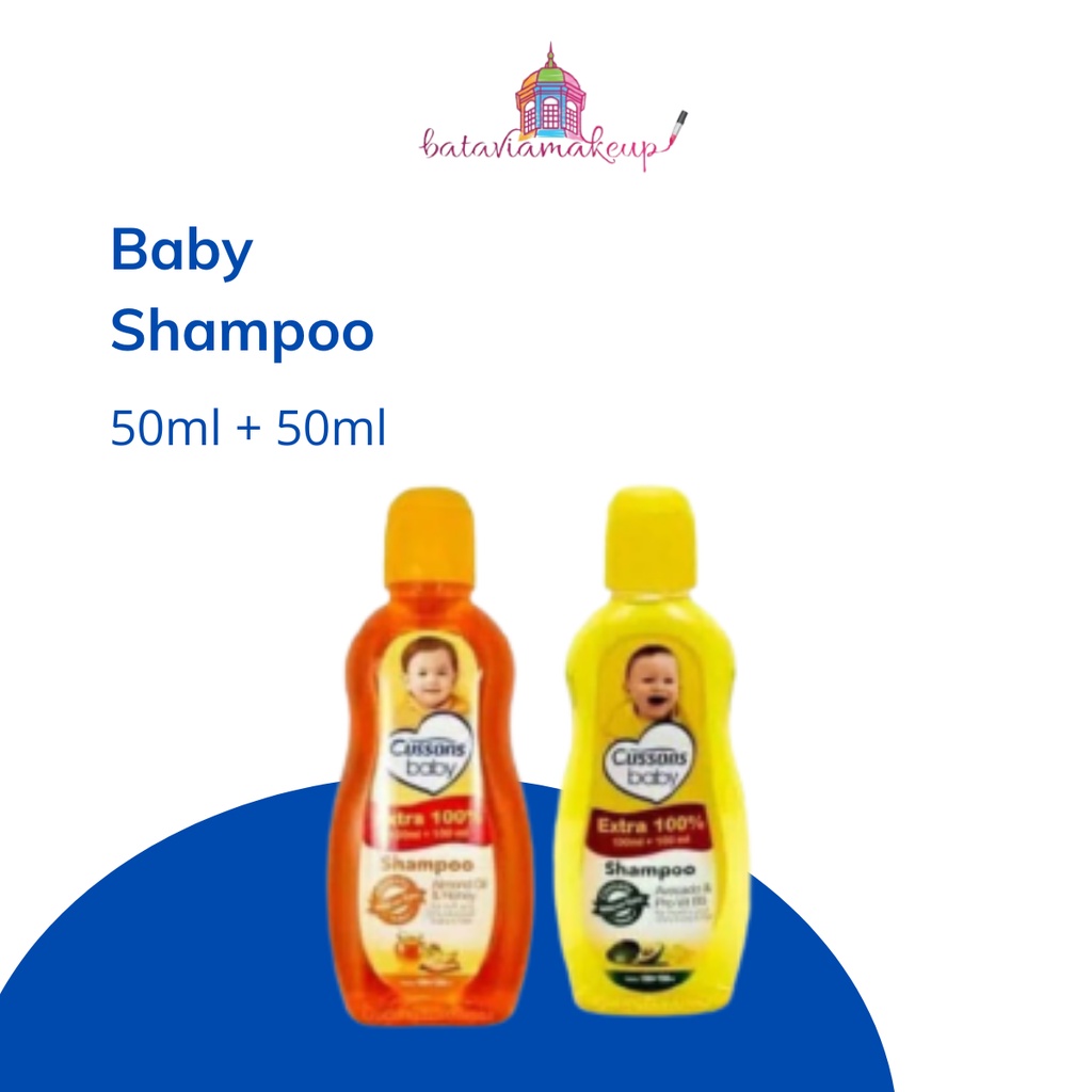 Cussons Baby Shampoo 50ml + 50ml/ Cusson Shampoo/ Isi Hemat