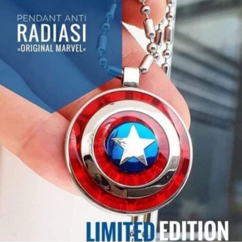 KALUNG KESEHATAN KAPTAIN AMERICA/KALUNG MARVEL MCI/DISTRIBUTOR RESMI MCI/MGI