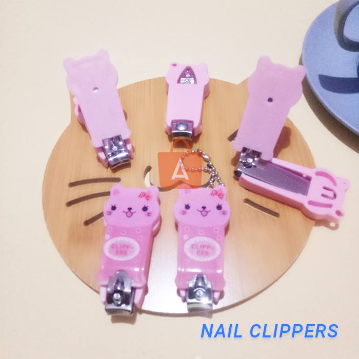 gunting kuku karakter lucu pemotong kuku cartoon animals manicure nail clippers