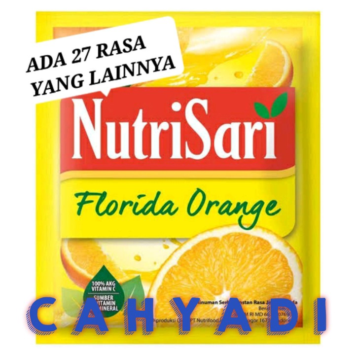 

Nutrisari Florida Orange / Renceng ( 10 Sachet )