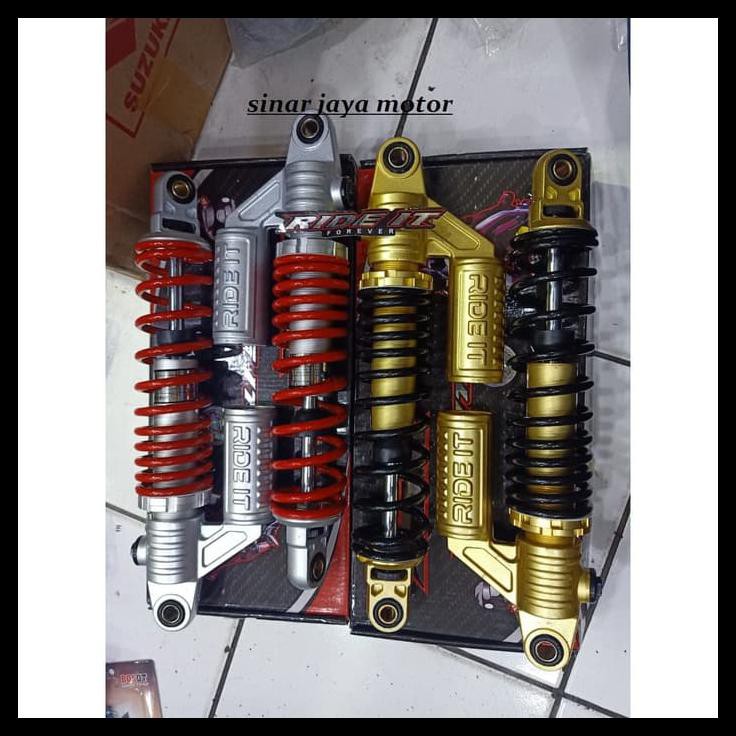 Shockbreaker Shock Replika Kayaba Merk Ride It KYB 320 340 Merah,Hitam