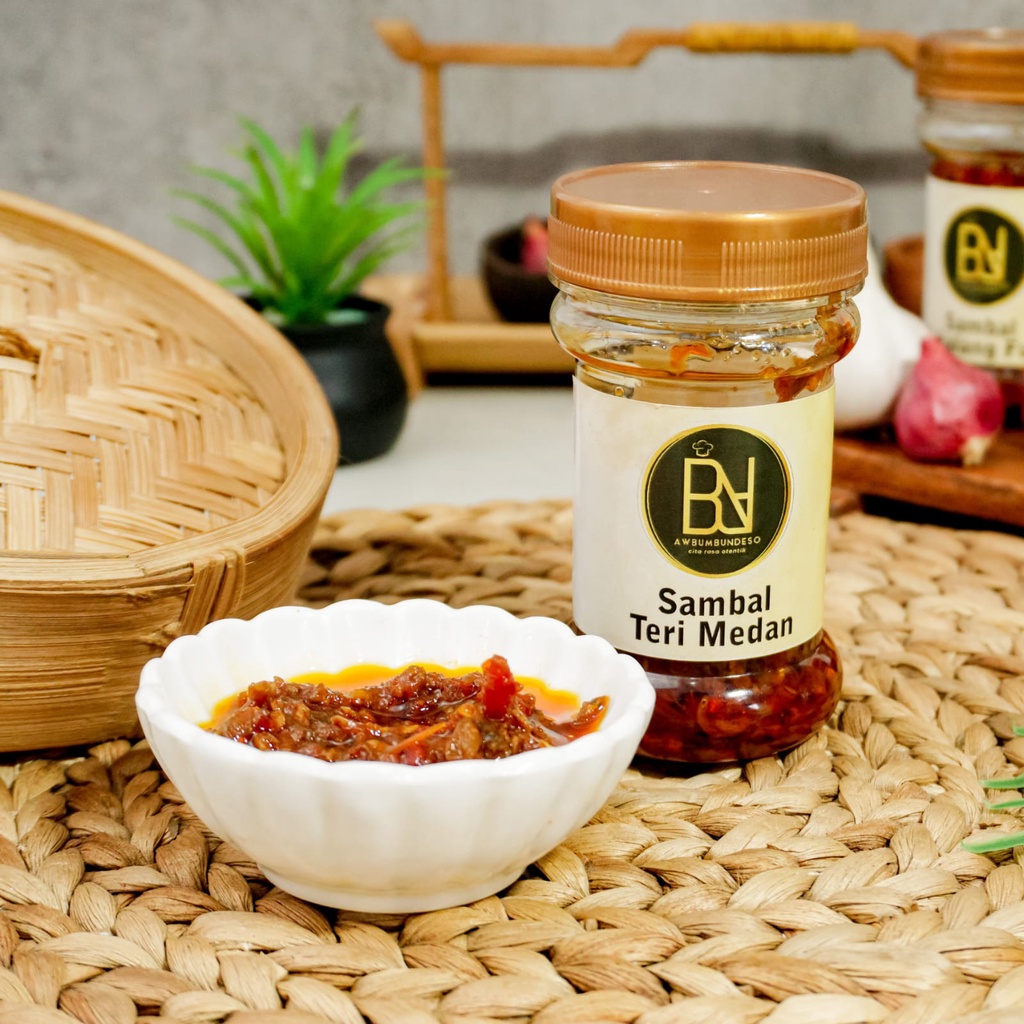 Sambal Cumi Asin Sambal bumbu ndeso 150gr BEST SELLER Teri Medan Eat Sambel Sambal Rumahan Sambel Enak Bu rudy teri medan