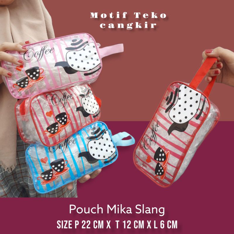 SWEAT  POUCH MIKA ~TEMPAT KOSMETIK ~DOMPET SERBAGUNA