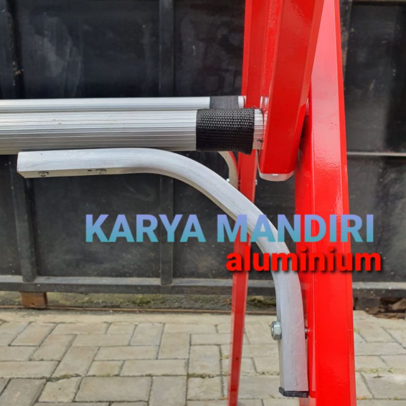 TURBO - Jemuran Baju Super Jumbo / Pakaian / Lipat / Aluminium Warna /180 CM / 1,8 Meter / Merah