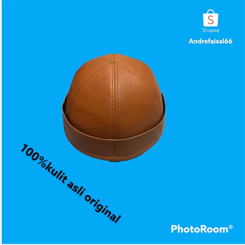 TOPI KULIT MODEL PECI/KOPIAH