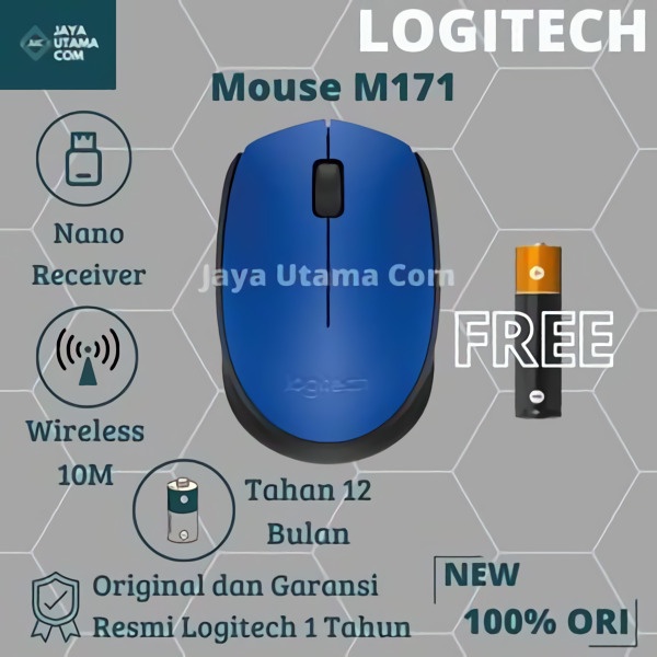 Logitech Mouse M171 Wireless ORIGINAL