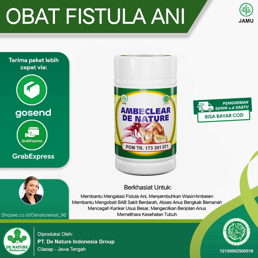 Terjual Obat Fistula Ani/Abses Anus/Fistula Perianal/Wasir Hemoroid/Anus Bengkak - Denaturereal_96