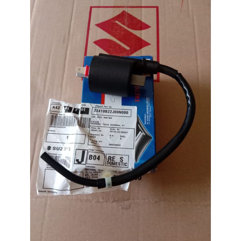Coil Assy Ignition/koil pengapian Smash injeksi/ Shooter Asli SGP