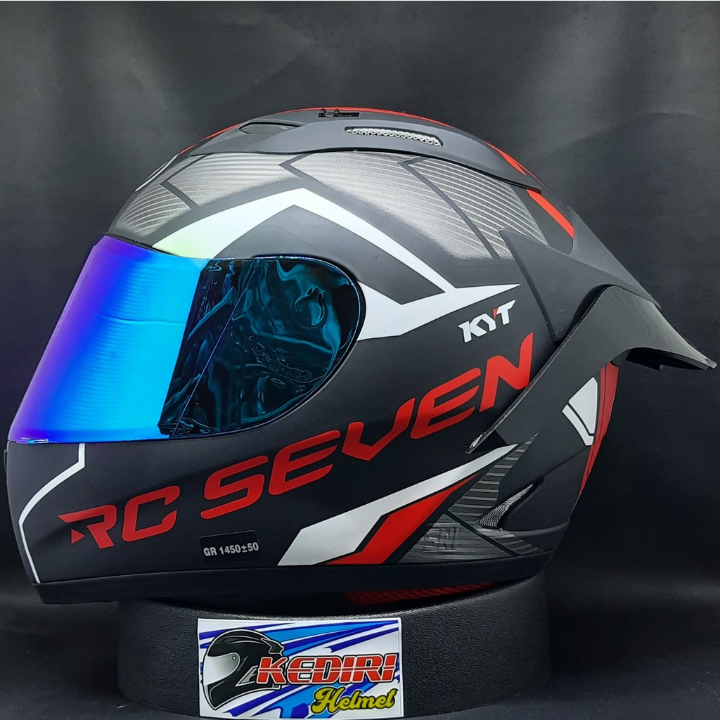 Helm KYT RC 7 SEVEN Seri 18 original rc7-Paket doff ird blue