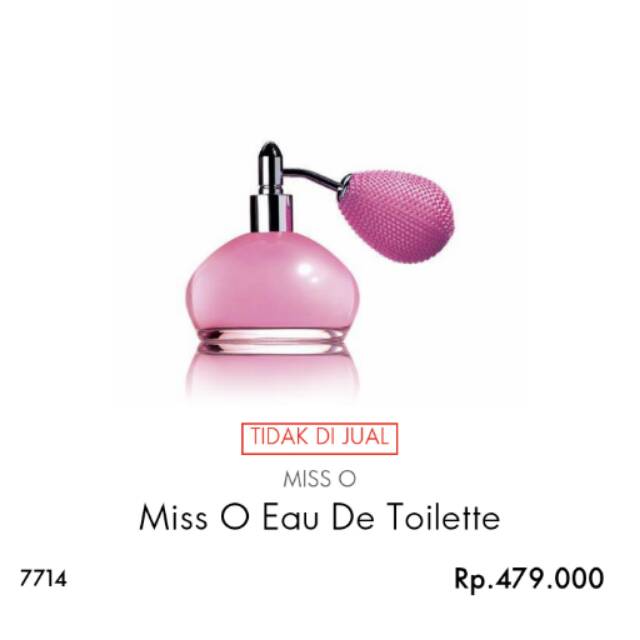 Jual PARFUM ORIFLAME / MISS O EDT | Shopee Indonesia