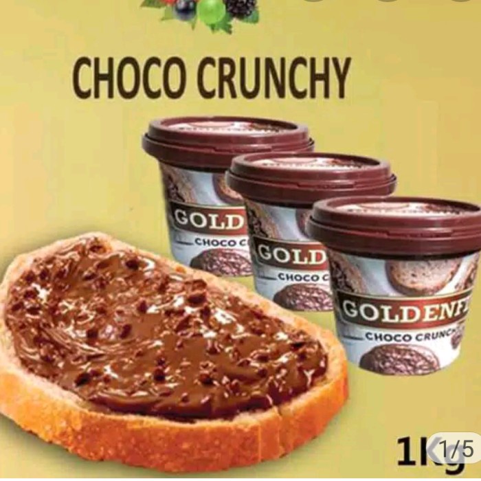 

COKELAT- GOLDENFILL CHOCO CRUNCHY KEMASAN 1 KG -COKELAT.