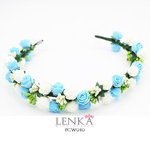 [PRODUK FAVORIT] AKSESORIS WEDDING PENGANTIN BRIDESMAID FLOWER CROWN ANAK FCW010