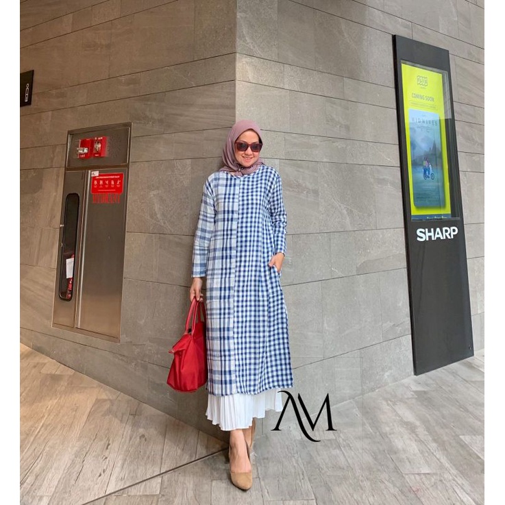 SETELAN ROK TUNIK PREMIUM / SHYRIN BY AMBIGU IRWINOV / SETELAN ROK PLISKET WANITA TERBARU