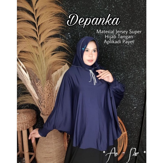 Original Annur Hijab~DEPANKA/jilbab Tangan Jumbo