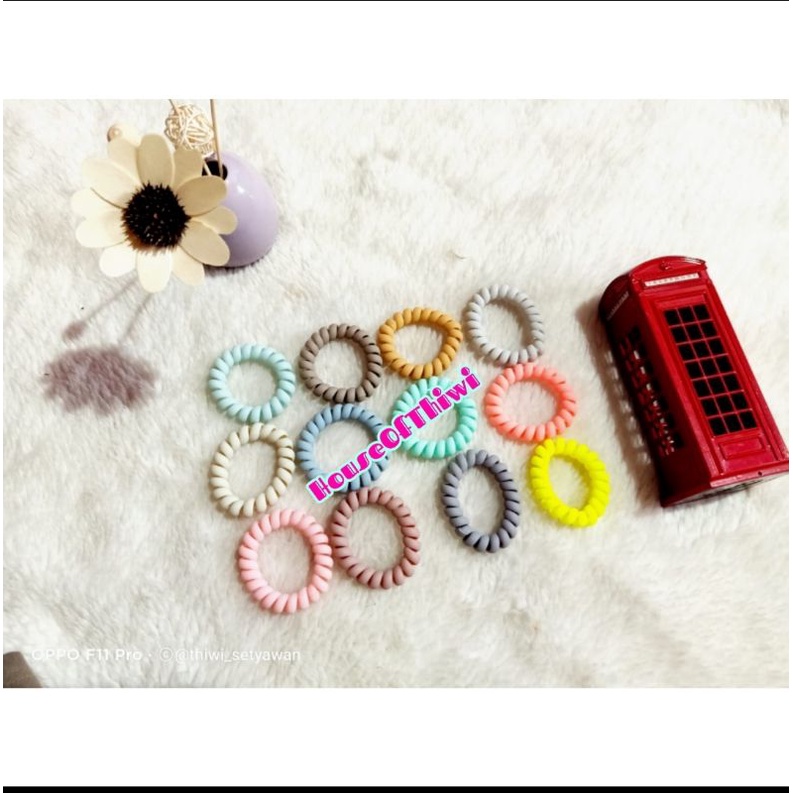 

Karet Rambut Spiral • Karet Rambut Kabel • Imort Bangkok