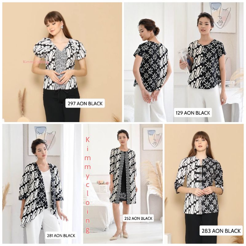 297 AON BLACK-129 AON BLACK-281 AON BLACK-252 AON BLACK-283 AON BLACK-BATIK COUPLE- BATIK SERAGAM