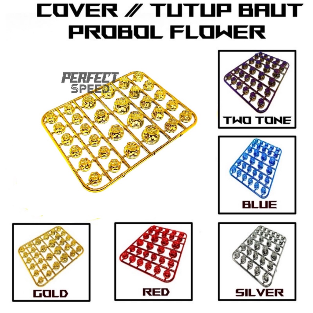 Tutup Baut L Dan Baut Probolt Flower Monel Cover Flowers Variasi Motor Thailand Universal - H