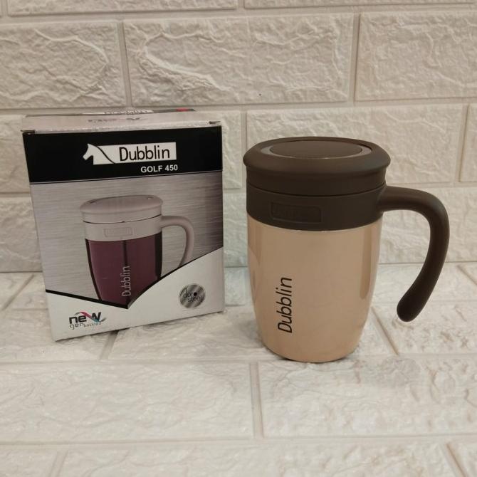 [[COD]] MUG DUBBLIN GELAS STAINLESS GOLF 450ML OBRAL Kode 922
