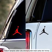 STIKER CUTTING LOGO AIR JORDAN AKSESORIS MOTOR MOBIL HELLM VARIASI RACING KEREN MURAH