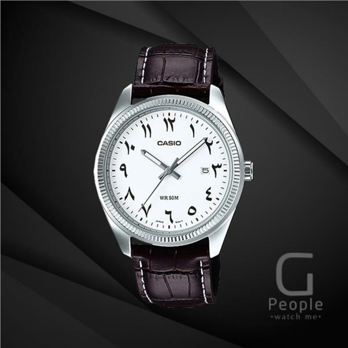 Jam Tangan Pria Casio Original Analog Arabic MTP-1302L-7B3 Original